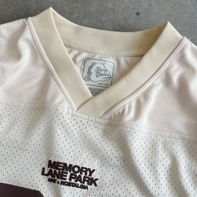 Y2K T Shirt Men Mesh Jersey Quick Dry T Shirt Breathable Streetwear Oversized College Sports Wear Unisex Football Training Wear