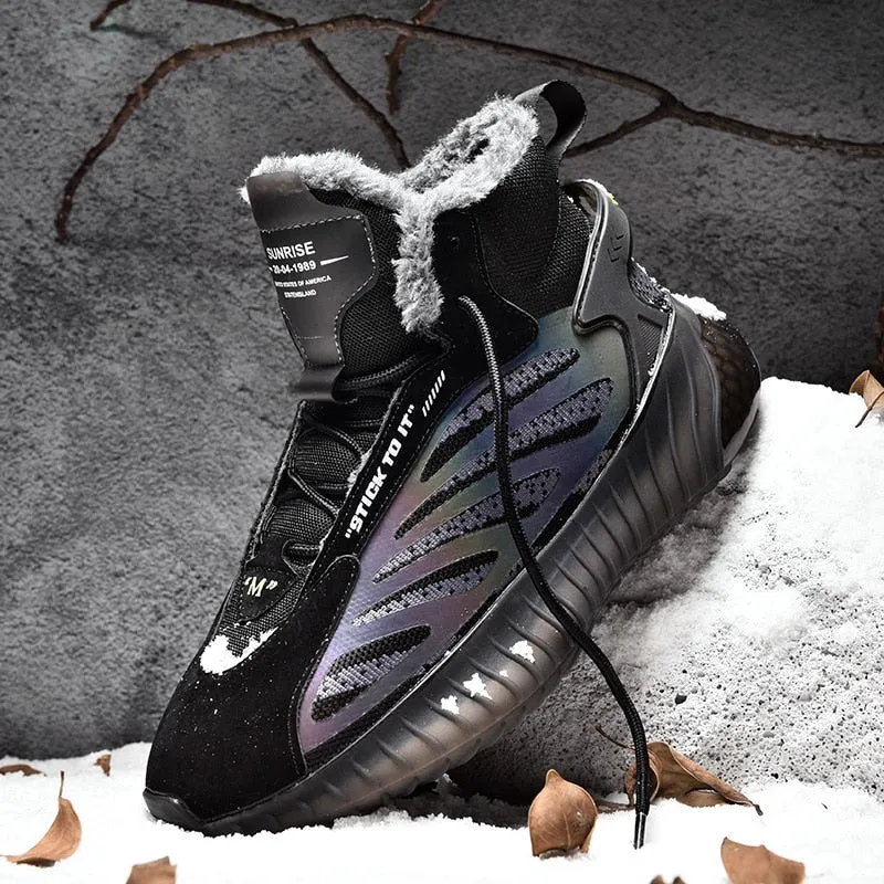 Men's High-top Warm Snow Sneakers Maxct