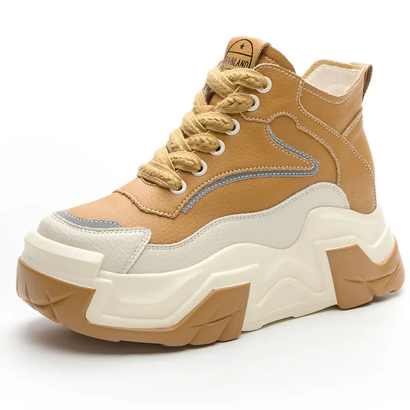 Women's Mid Calf Chunky Platform Sneakers Maxct