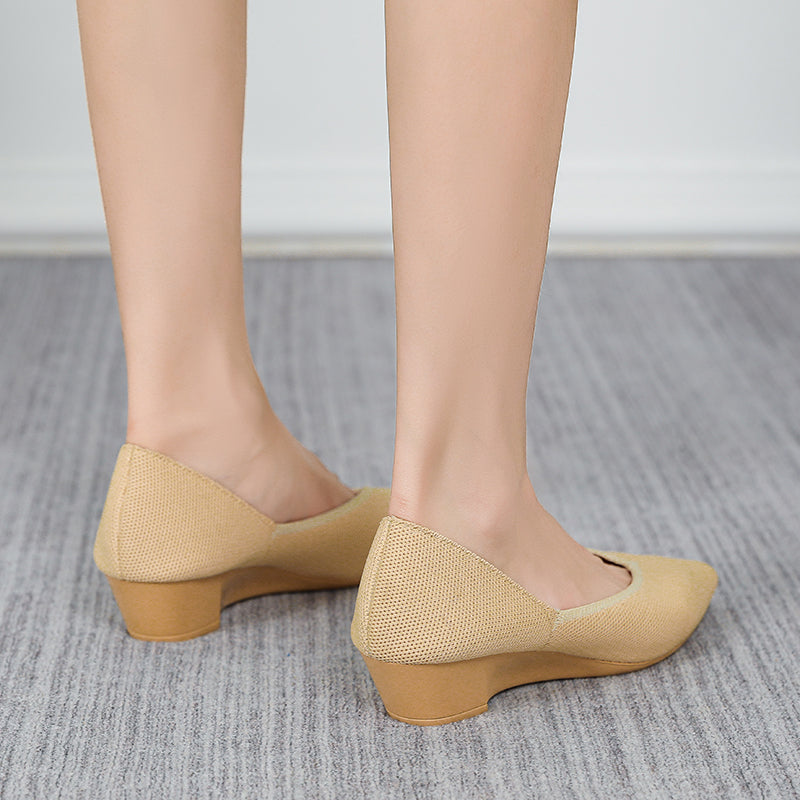 Urban Woven Multi-Color Casual Low Heels Shoes Maxct