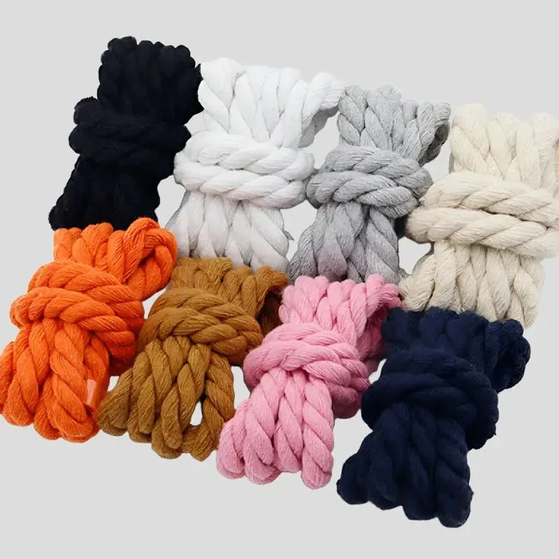 Stylish 10MM Round Linen Rope Laces AF1 - Urban Style AF1/AJ Shoe Rope! Maxct
