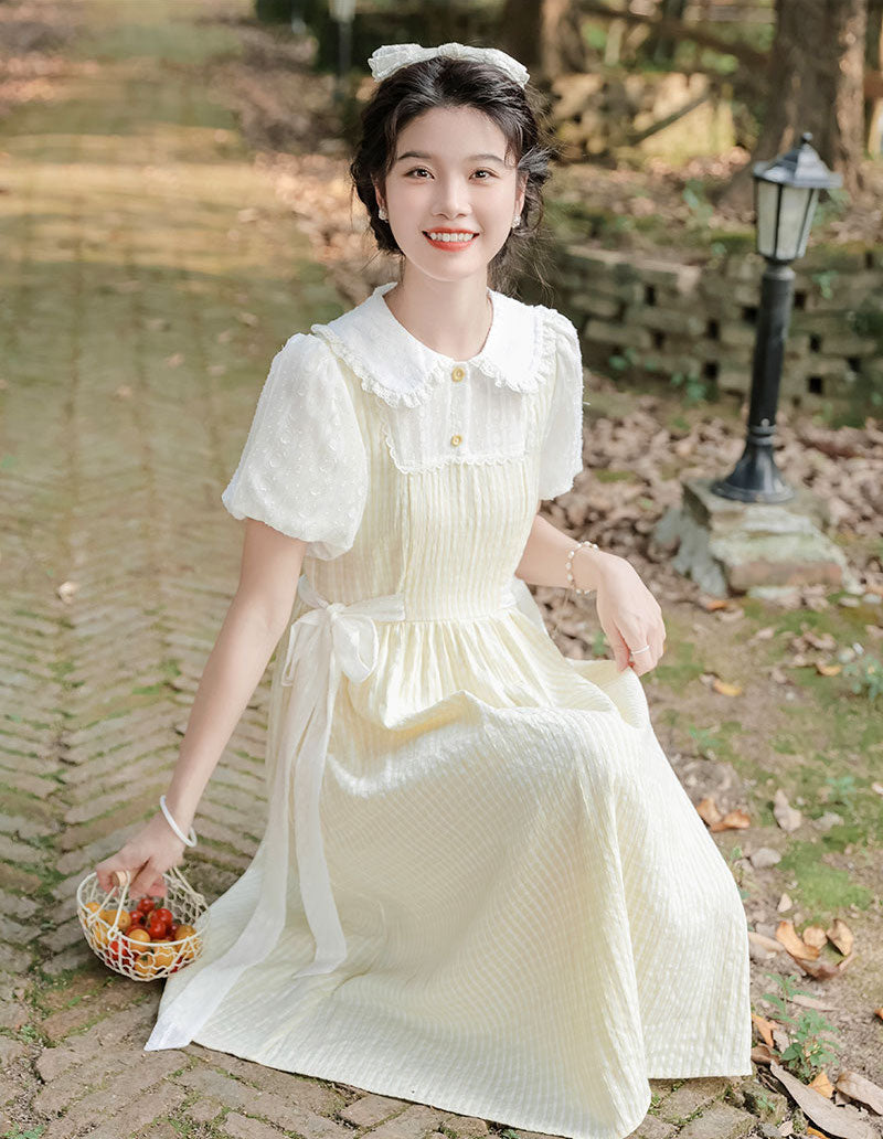 Gingham Picnic Twofer Dress Maxct