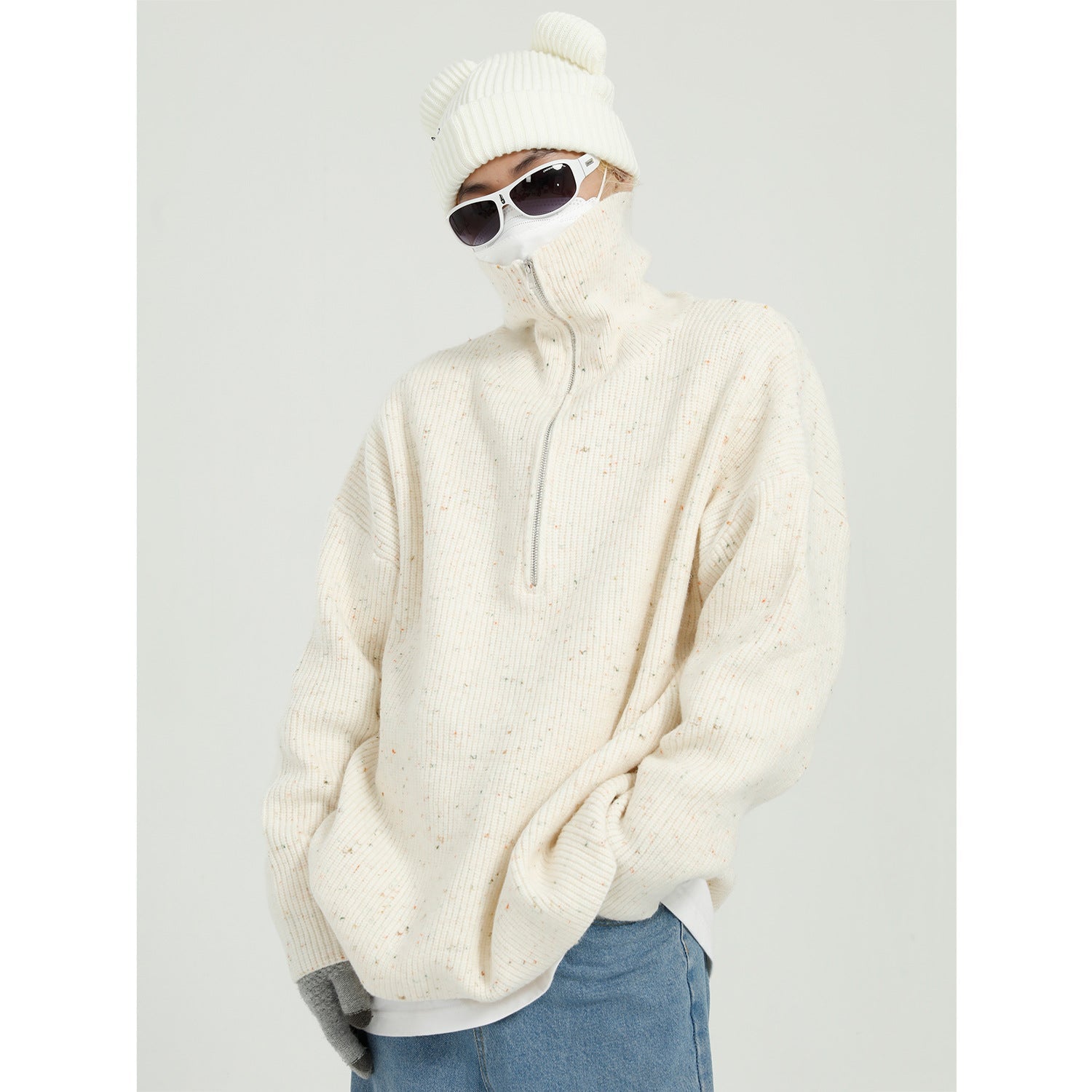 Maxct Kami No.7335 Half Zip Sweater