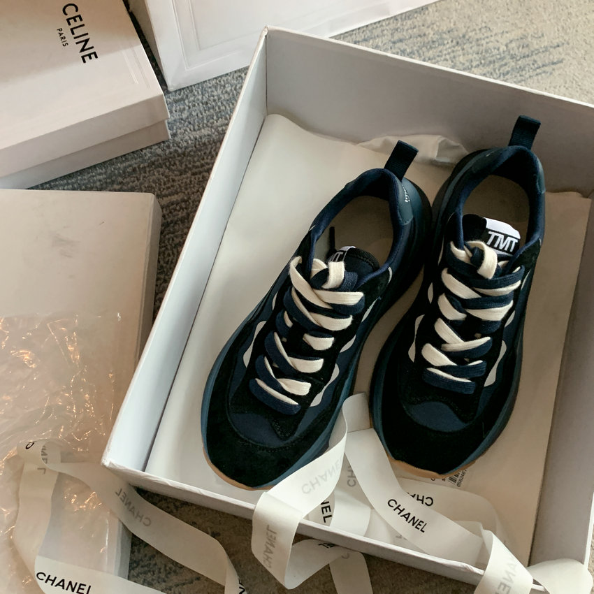 Platform Cow Leather Casual Women Sneakers - true-deals-club