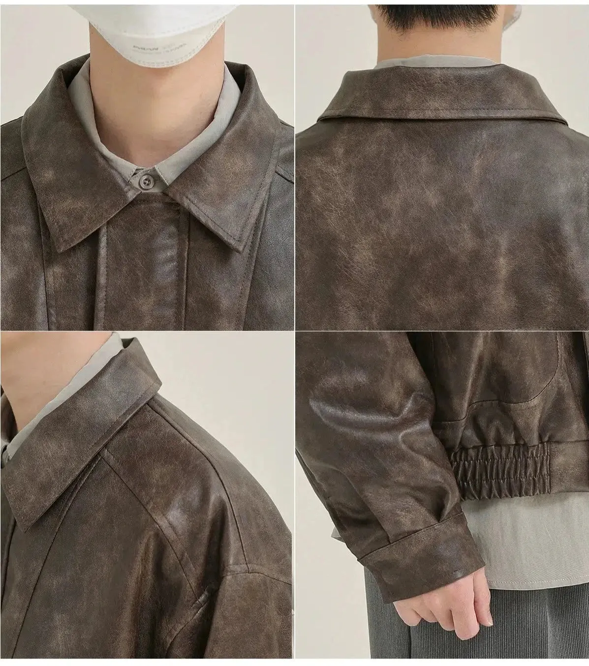 Maxct Motorcycle PU Leather Jacket