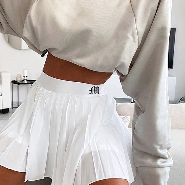 Naughty List Pleated Skirt Maxct