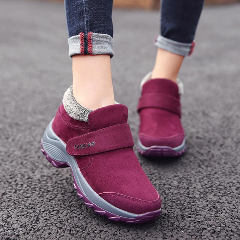 Warm Ankle Boots With Fluff Maxct