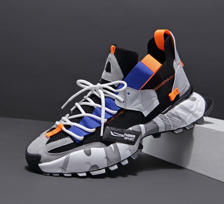 Breathable Lace-up Sneakers - true-deals-club