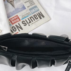 Bag For Love - Minimalist Ruched Bag - Women Maxct Bags