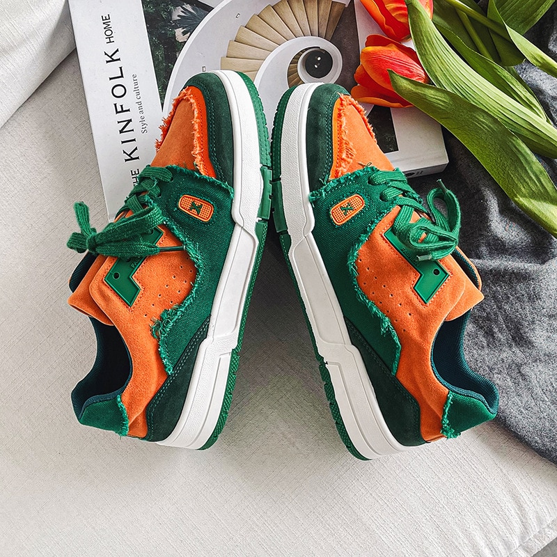 Classic Color-block Sneakers - true deals club