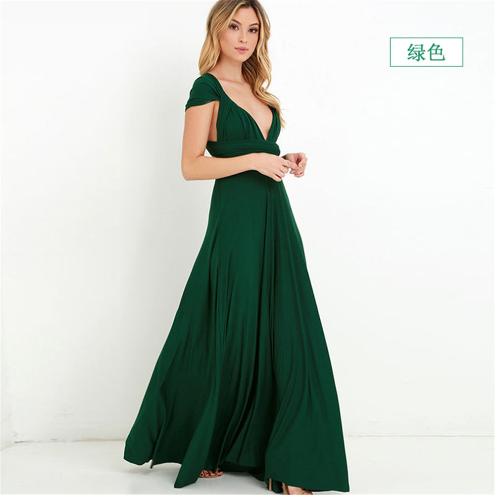 Maxct men costume ideas Multi-Wear Multi-Rope Cross Backless Sexy Bandage Dress Long Dress
