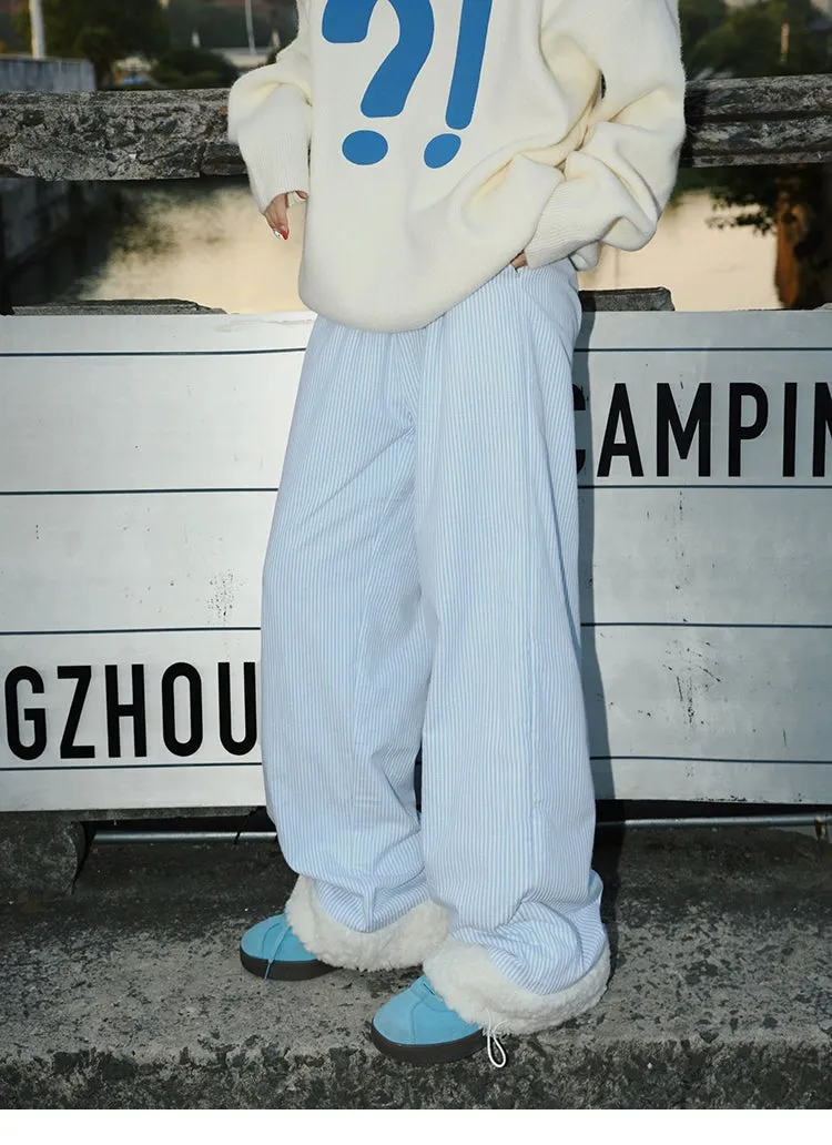 MANYSTON Pastel Corduroy Cloud Pants Maxct