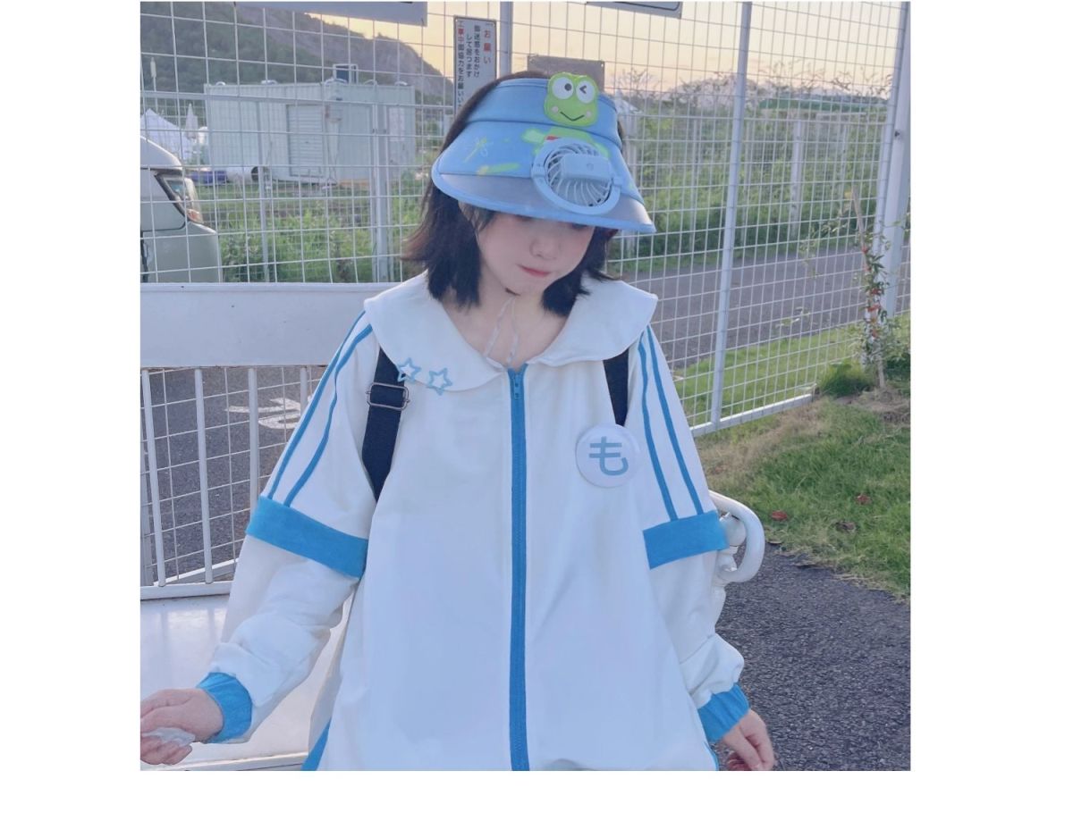 New Japanese Kawaii Jackets Y2K Women Cute Oversized Sweatshirt Preppy Outwear Harajuku Grunge Fairy Clothes Chaquetas Mujer