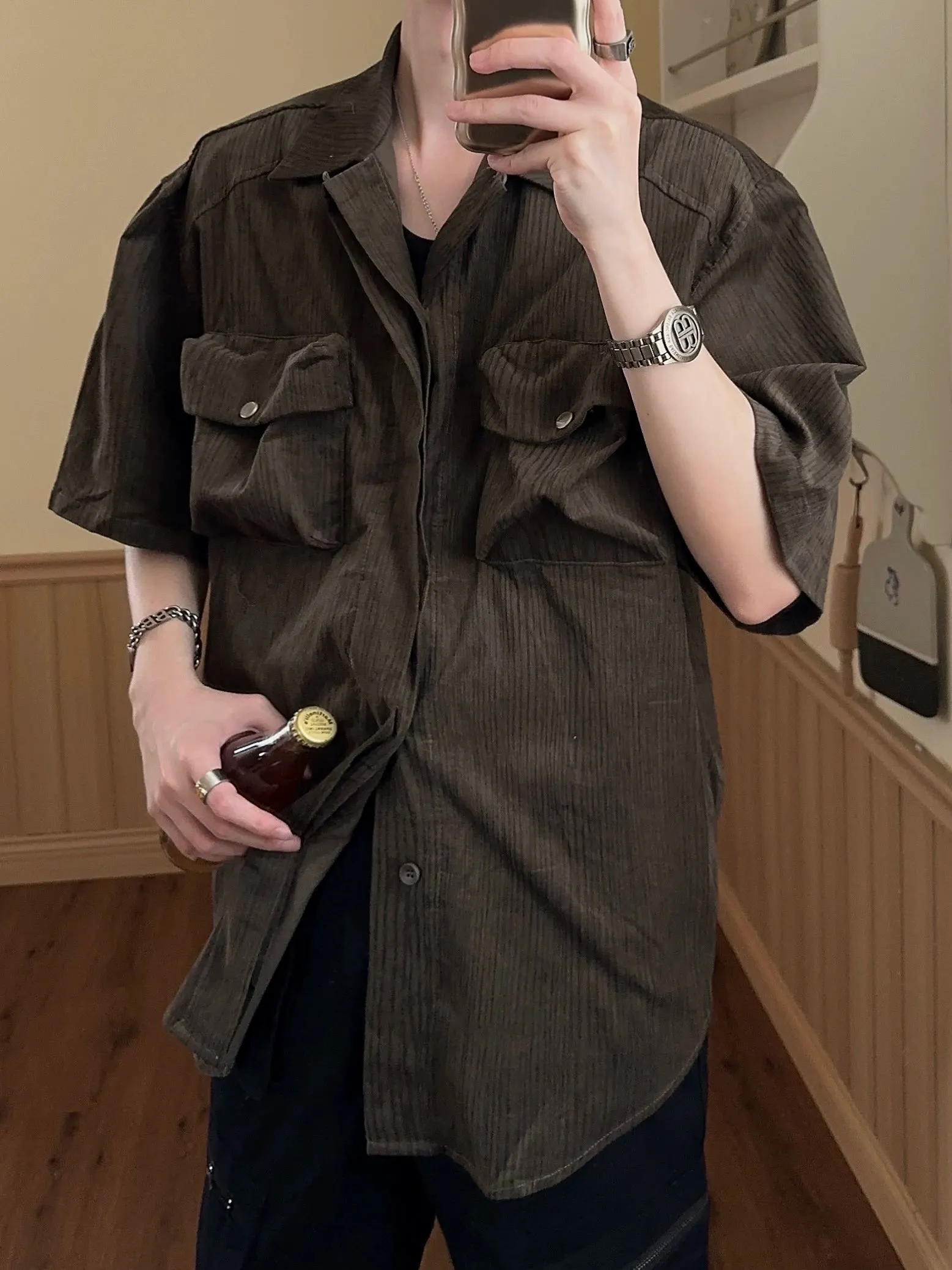 JM Vintage Striped Shirt Maxct