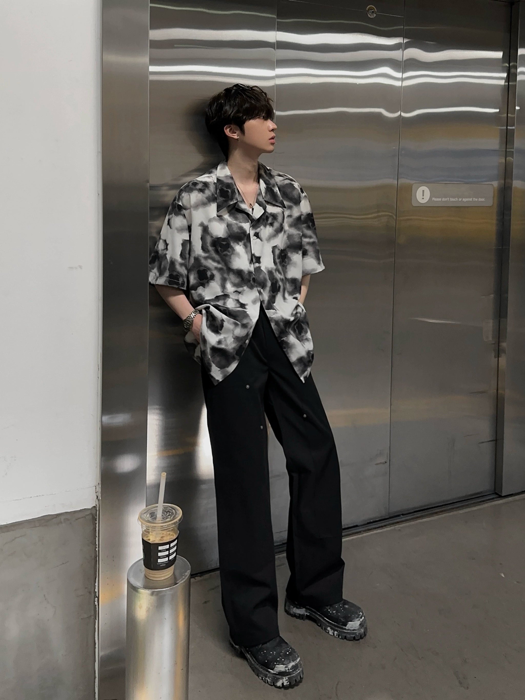JM Ink Tie Dye Shirt Maxct