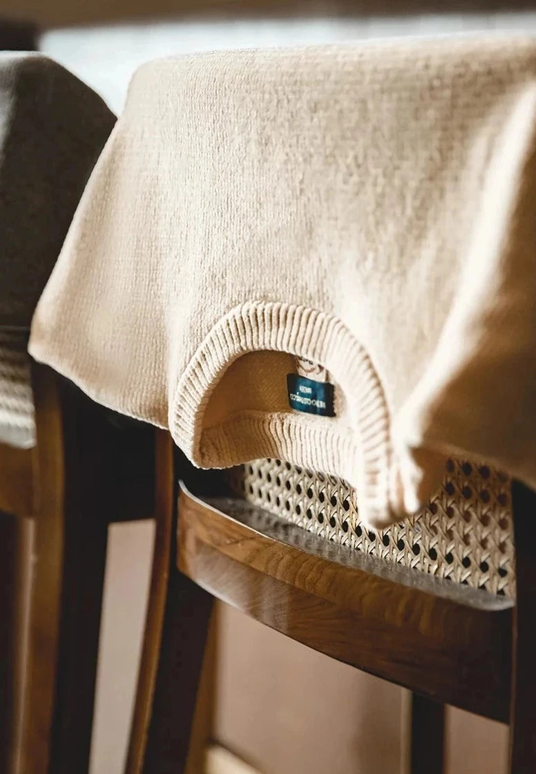 Maxct Chenille Style Crew Neck Sweater