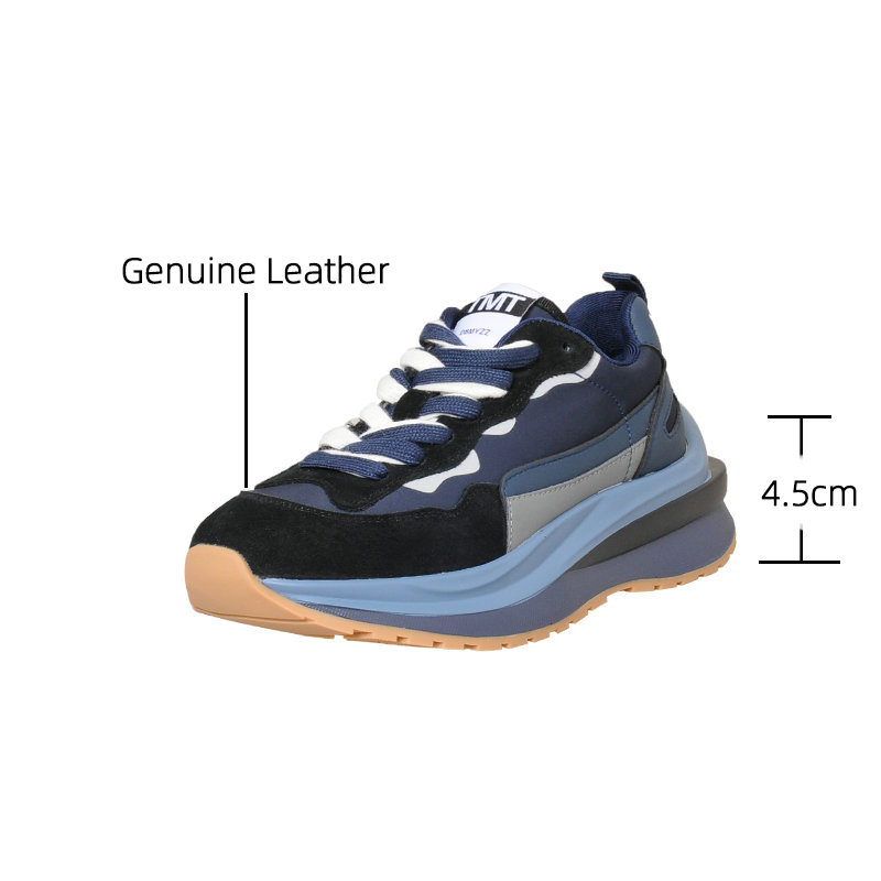 Platform Cow Leather Casual Women Sneakers - true-deals-club