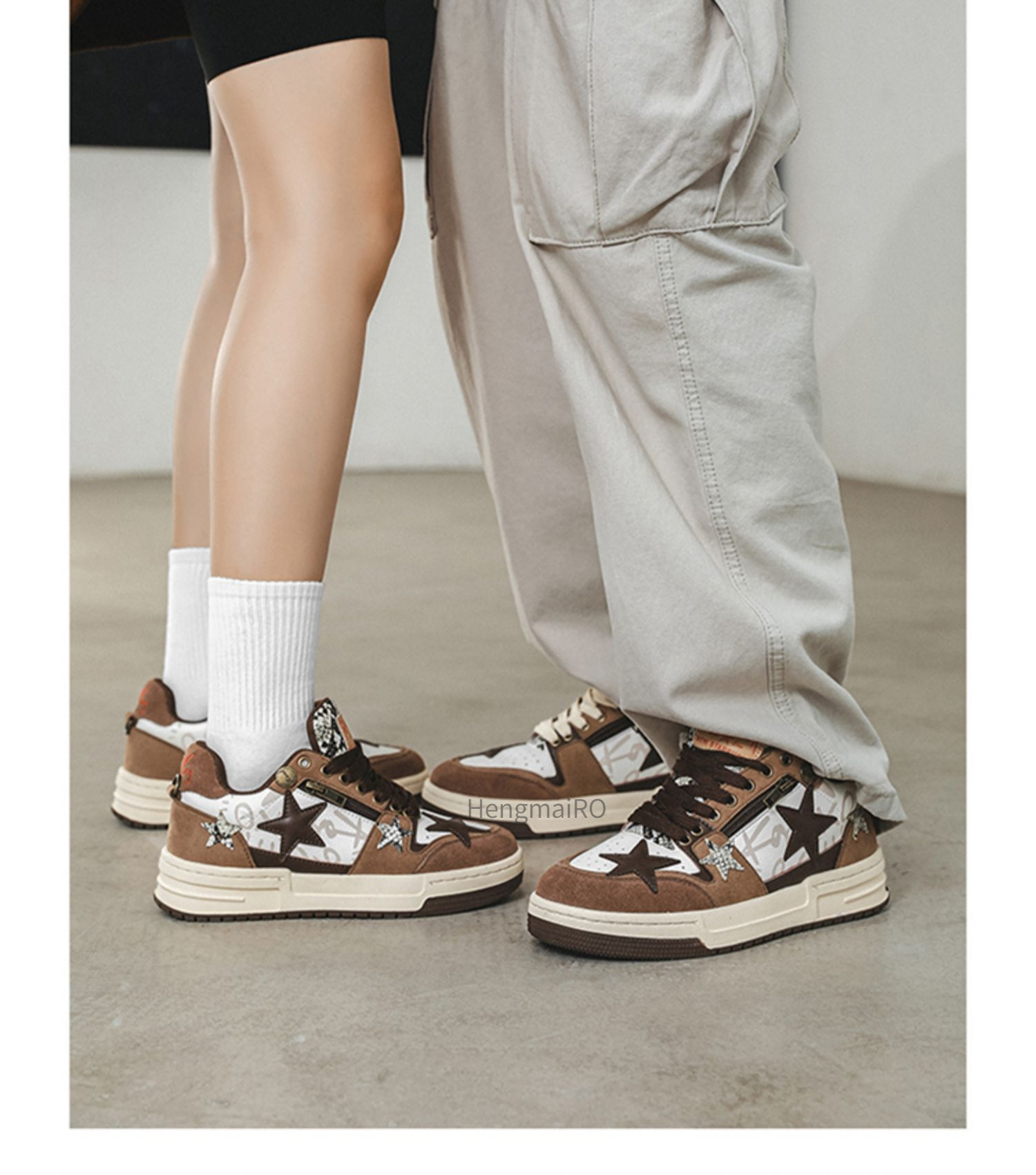 Y2K Star Punk Hip-hop Skateboard Fashion Sneakers Unisex