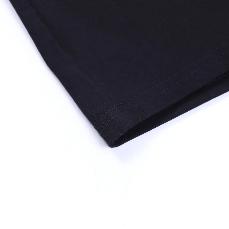 Maxct Summer Dress For Women Y2k Clothing Short Sleeve Mini Sexy Streetwear Hollow Out Black Vestido Feminino One Piece Outfits