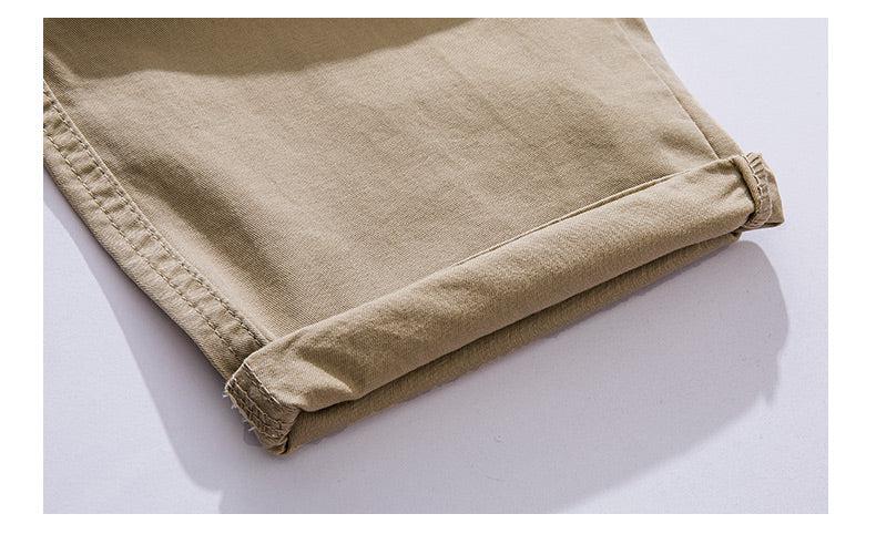 Maxct Spring Drawstring Cotton Elastic Waist Pants