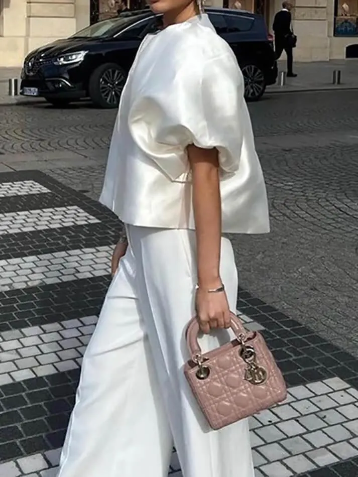 Maxct Oversized Puff Sleeve Blouse