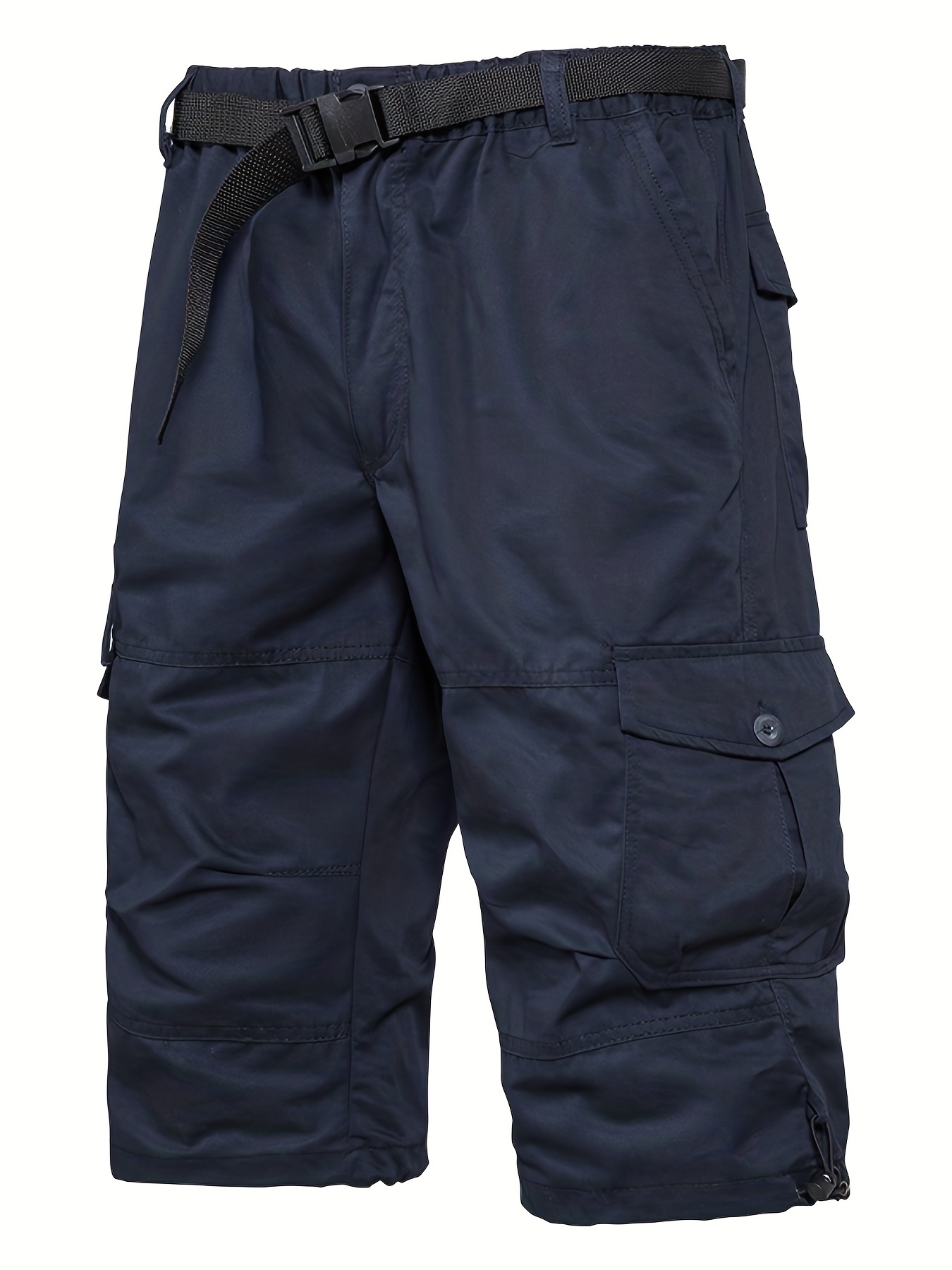 dunnmall Maxct Street Style Men's Casual Cargo Capris Jeans With Pocket, Men's Outfits