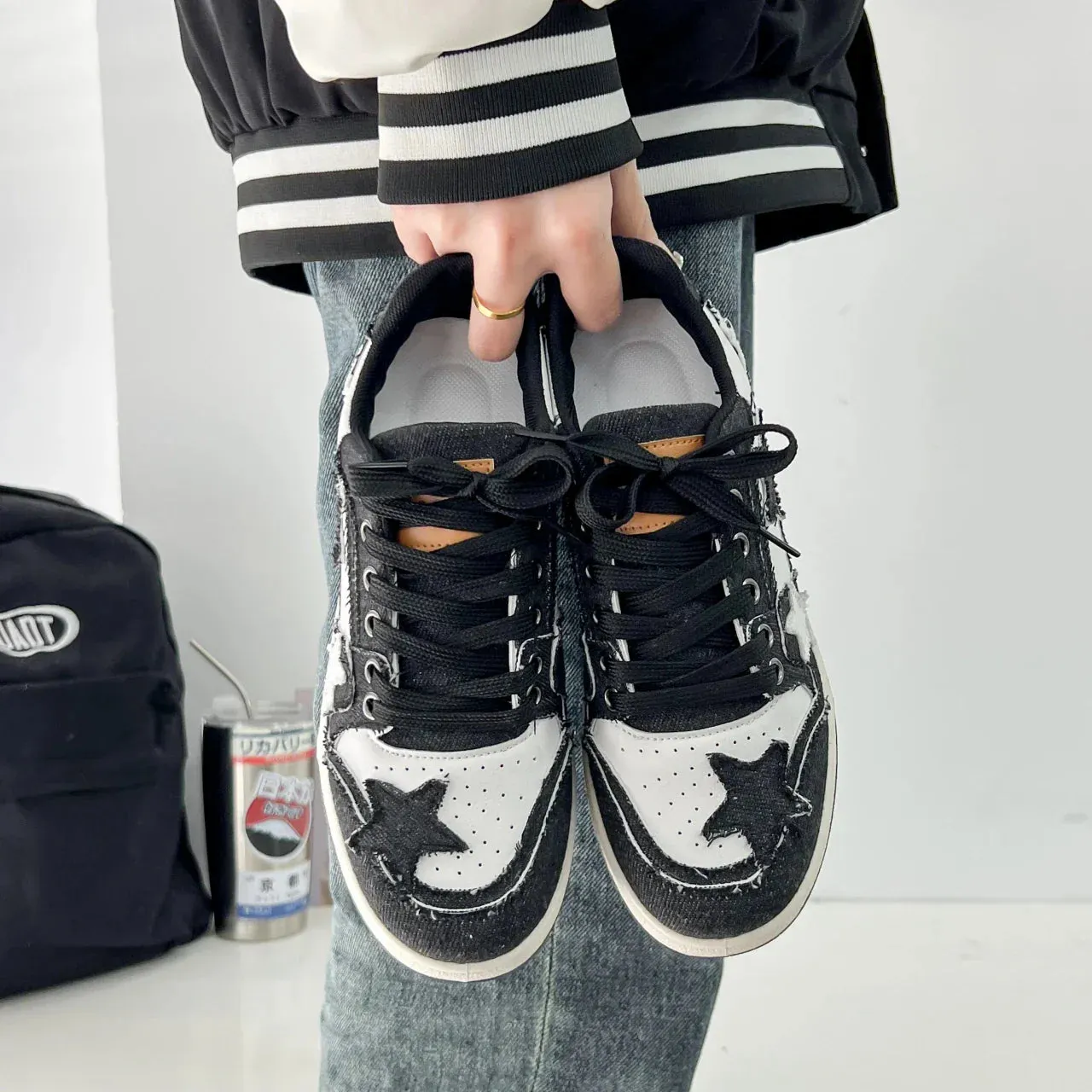 Platform Sneakers for Women & Men Stars Design Maxct