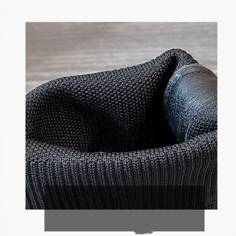 Platform Mid Slip-on Knitted Elastic Boots for Women - true deals club