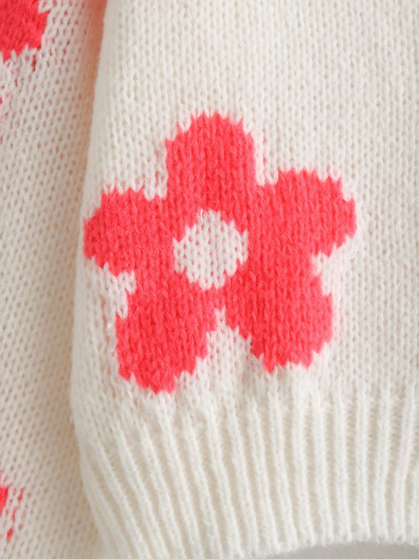 Maxct Azayla Floral Knit Cardigan