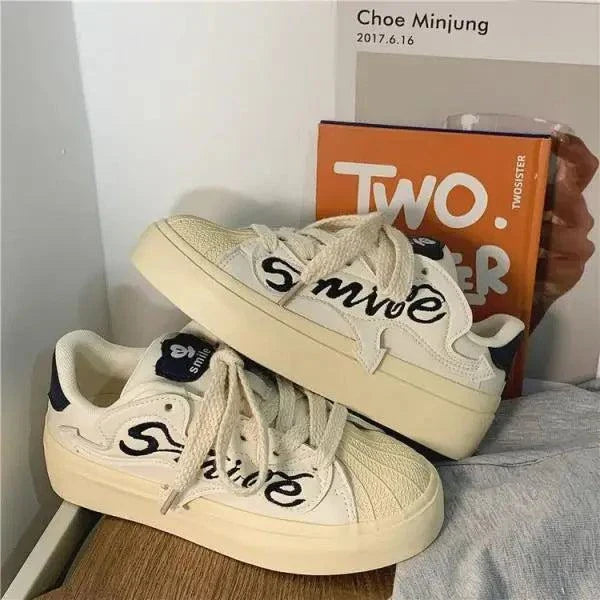 Shoes for Teen Girls Canvas Platform Sneakers Maxct