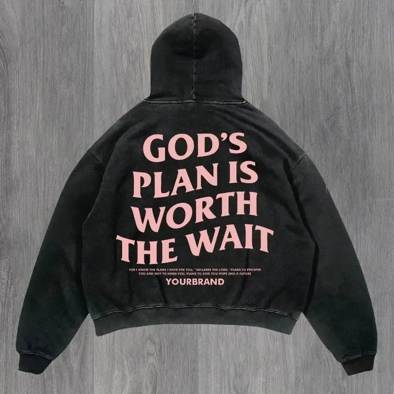 Gothic Oversized Black Graphic Hoodie for Women Maxct