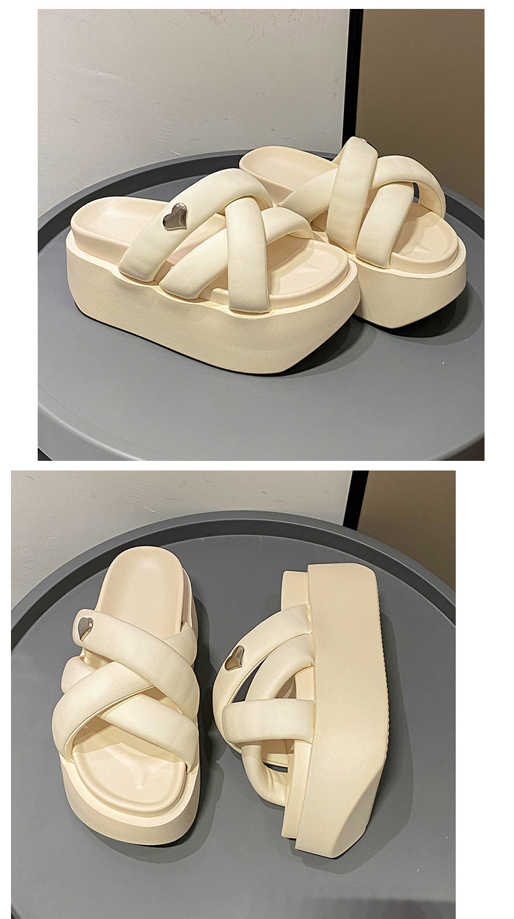Chunky Sandals Women's 8CM Thick Bottom Wedge - true deals club
