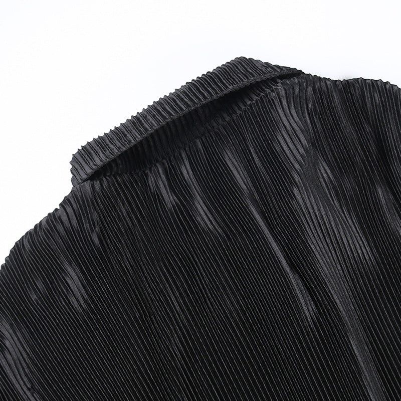 Simona Pleated Button Up Shirt Mini Dress Maxct - Image 11