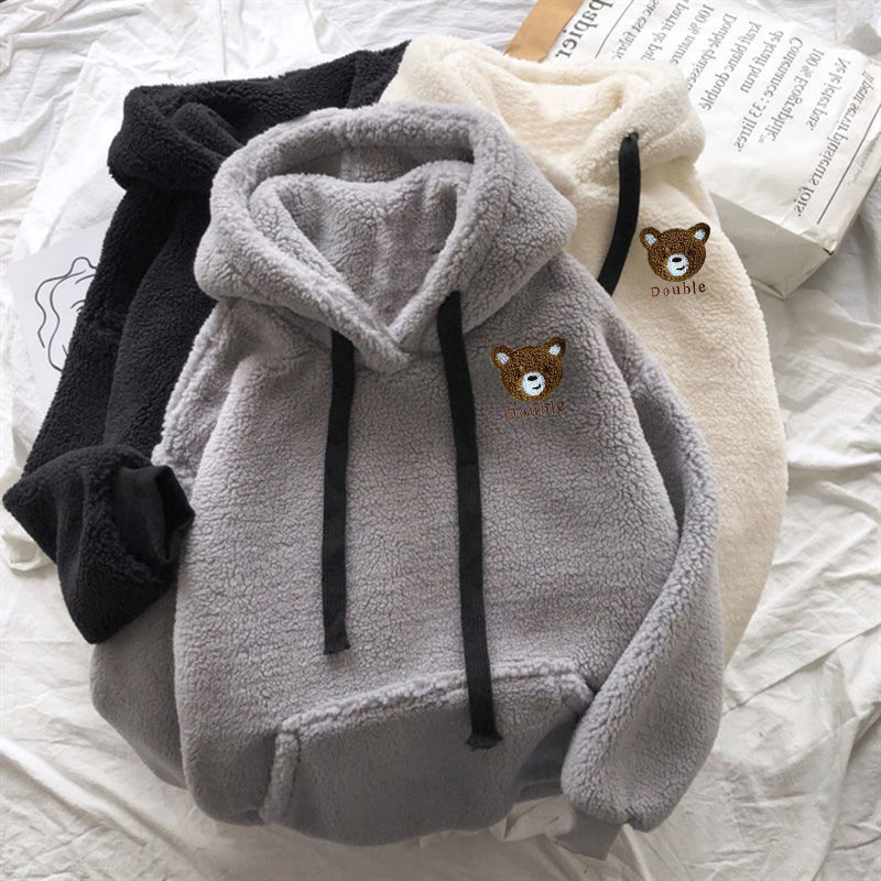 Maxct Winter Hooded Harajuku Women Coat Jaqueta Feminina Warm Hoodies Female Sweatshirt Pullover Tops Long Sleeve Girls Hoodie