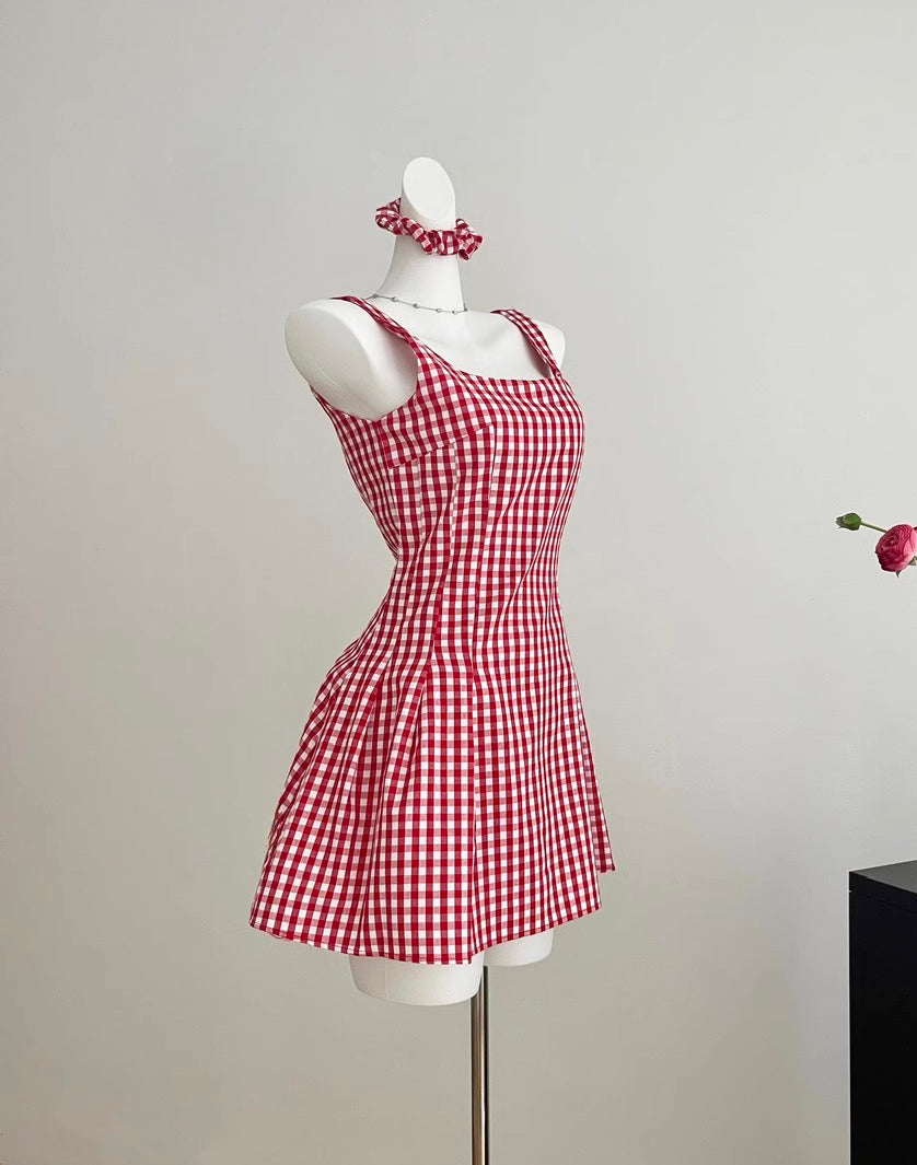 Candy Shop Gingham Mini Dress Maxct