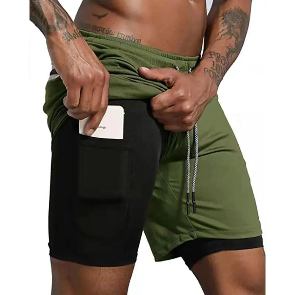 Men's 2-in-1 Double-Deck Sport Shorts Maxct - Image 11
