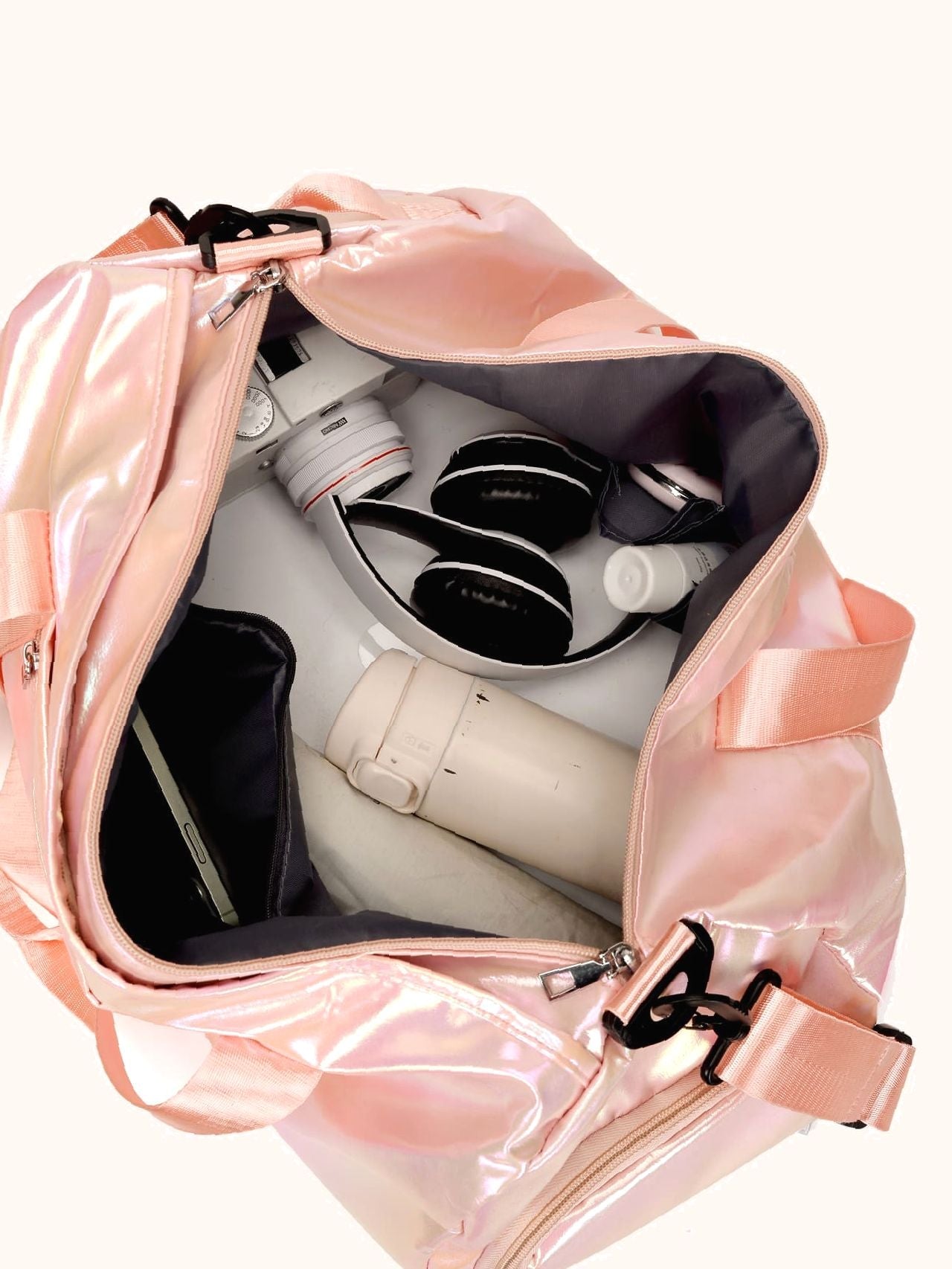 Maxct - Holographic Pattern Duffel Bag  - Women Tote Bags