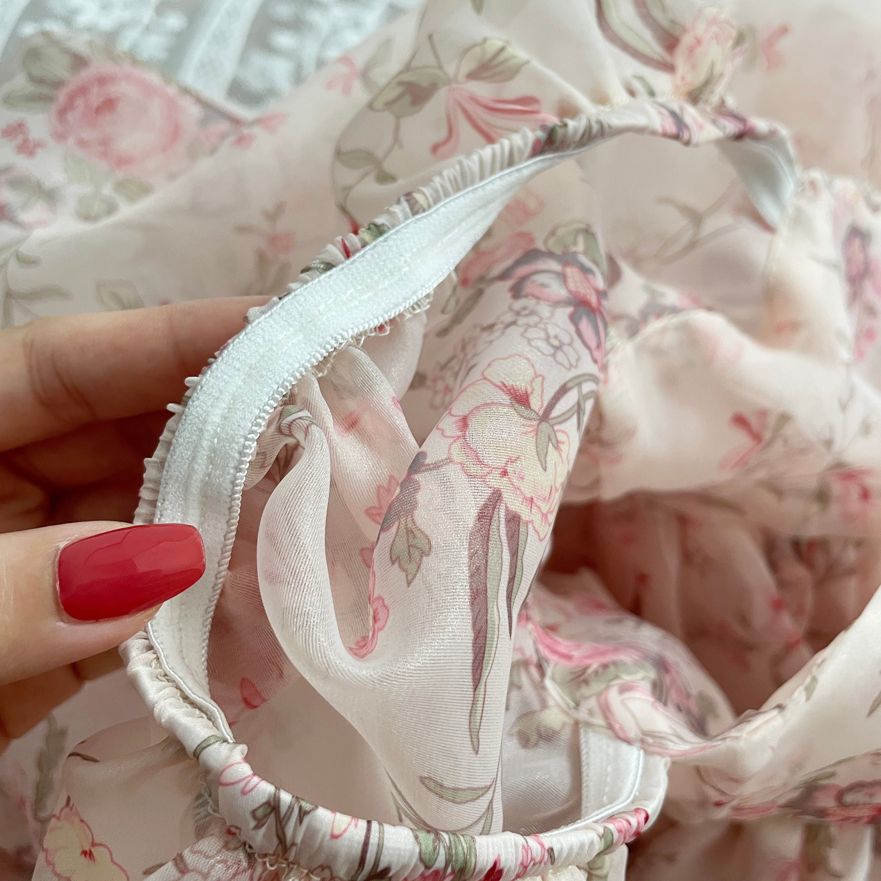 French Rose Mini Puff Dress Maxct