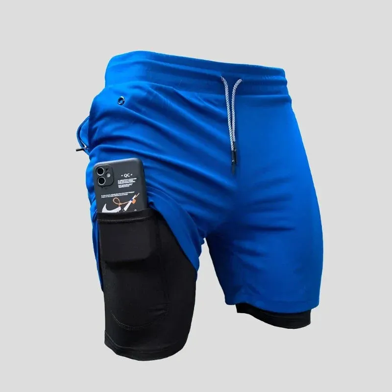 2-in-1 Running Shorts For Men Maxct