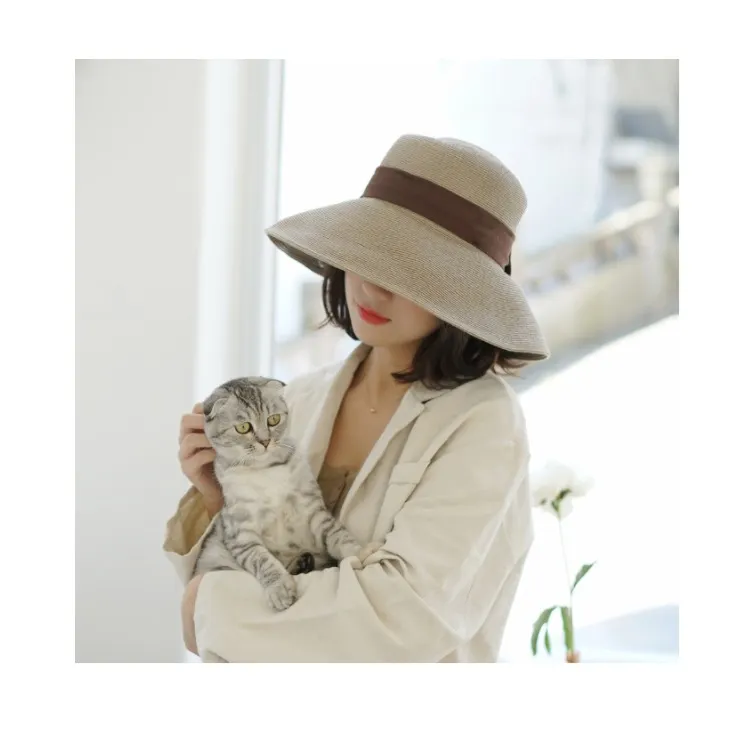 Straw Hat Artsy Travel Women's Anti-DDoS Foldable Hat