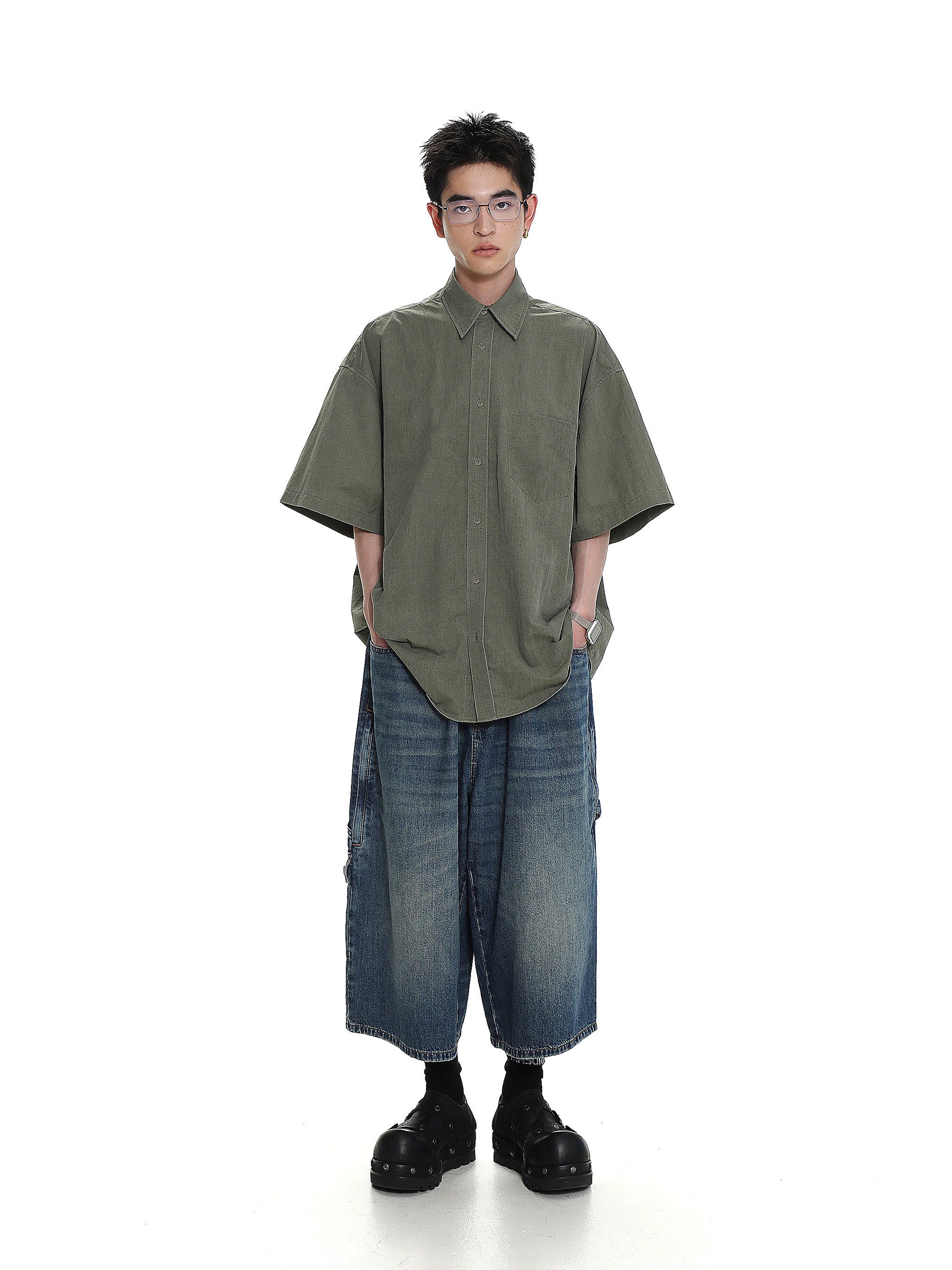 MASONPRINCE Relaxed Wide Shirt Maxct