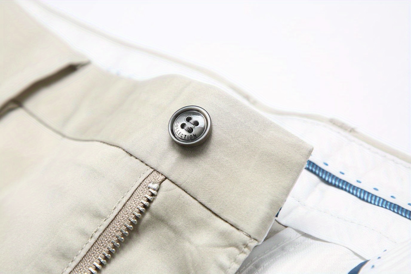 Classic Design Dress Pants, Men's Formal Solid Color Mid Stretch Dress Pants For Spring Summer Business