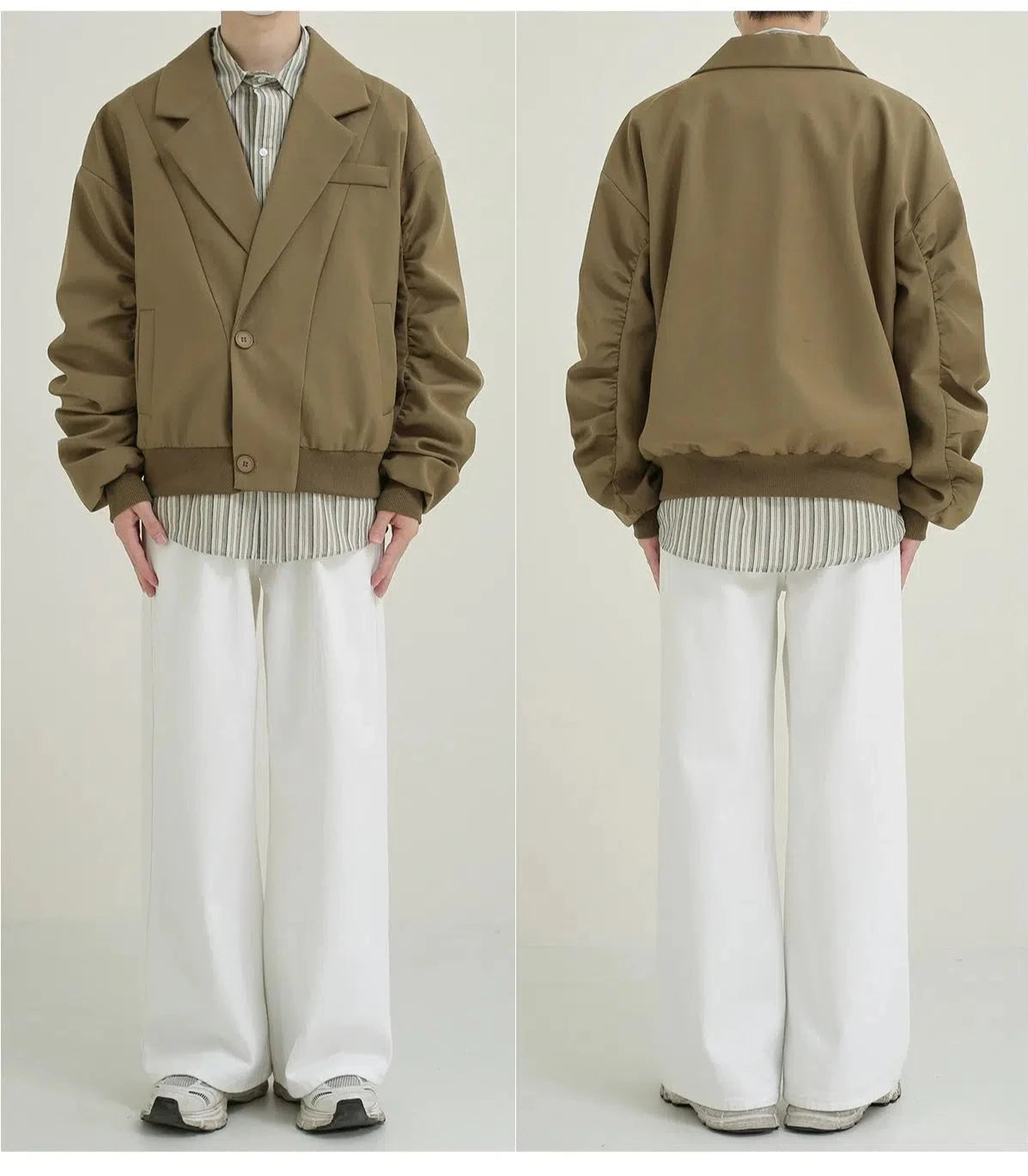Maxct Suit Collar Short Jacket