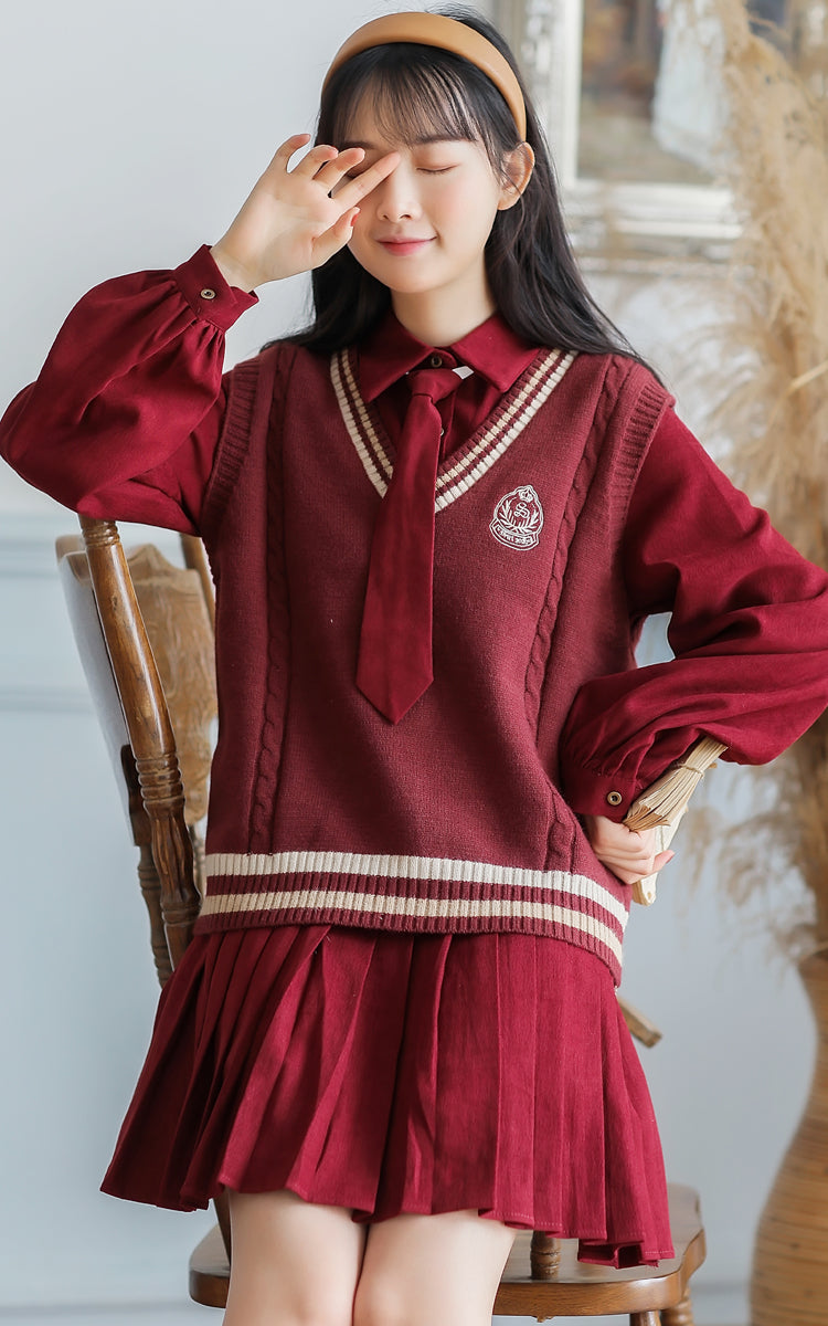 Prep School Vest & Dress Set Maxct