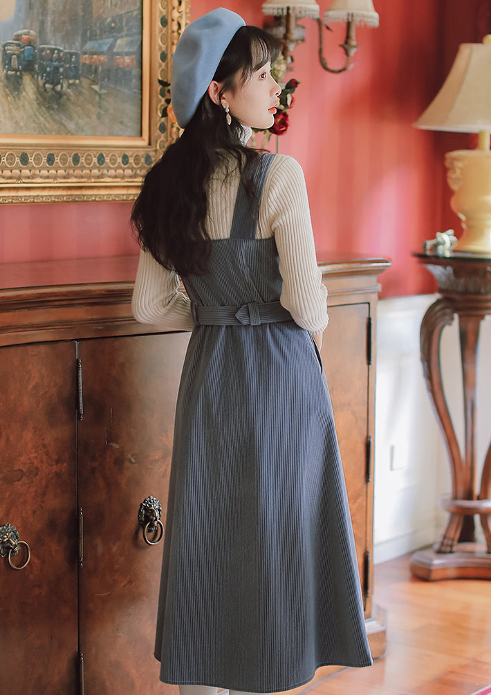 Corduroy Button Up Midi Dress Maxct
