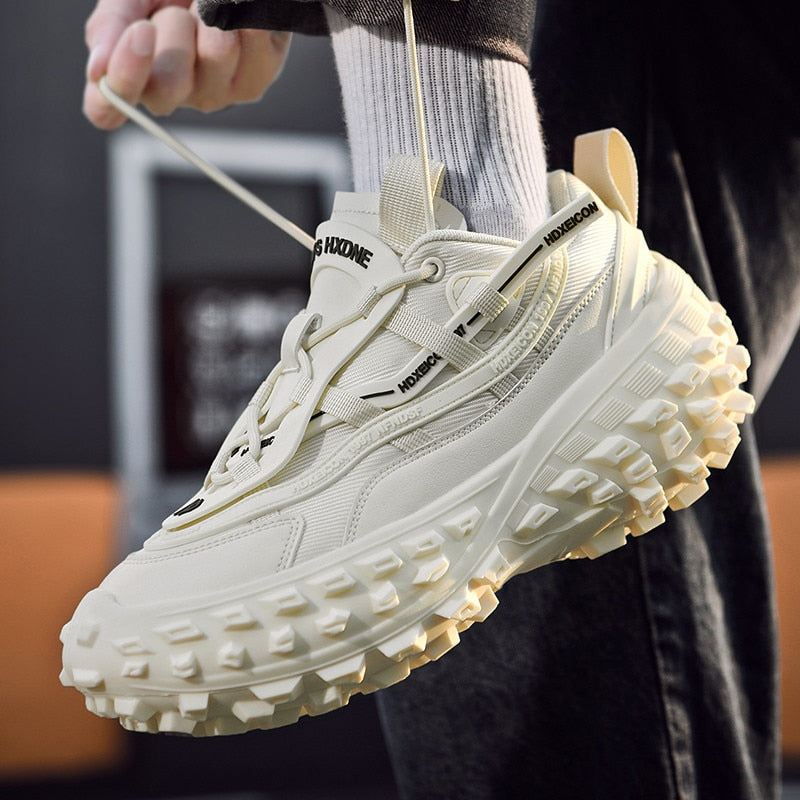 Tank Shoes Multiple-Lace Daddy's Shoes for Men Maxct