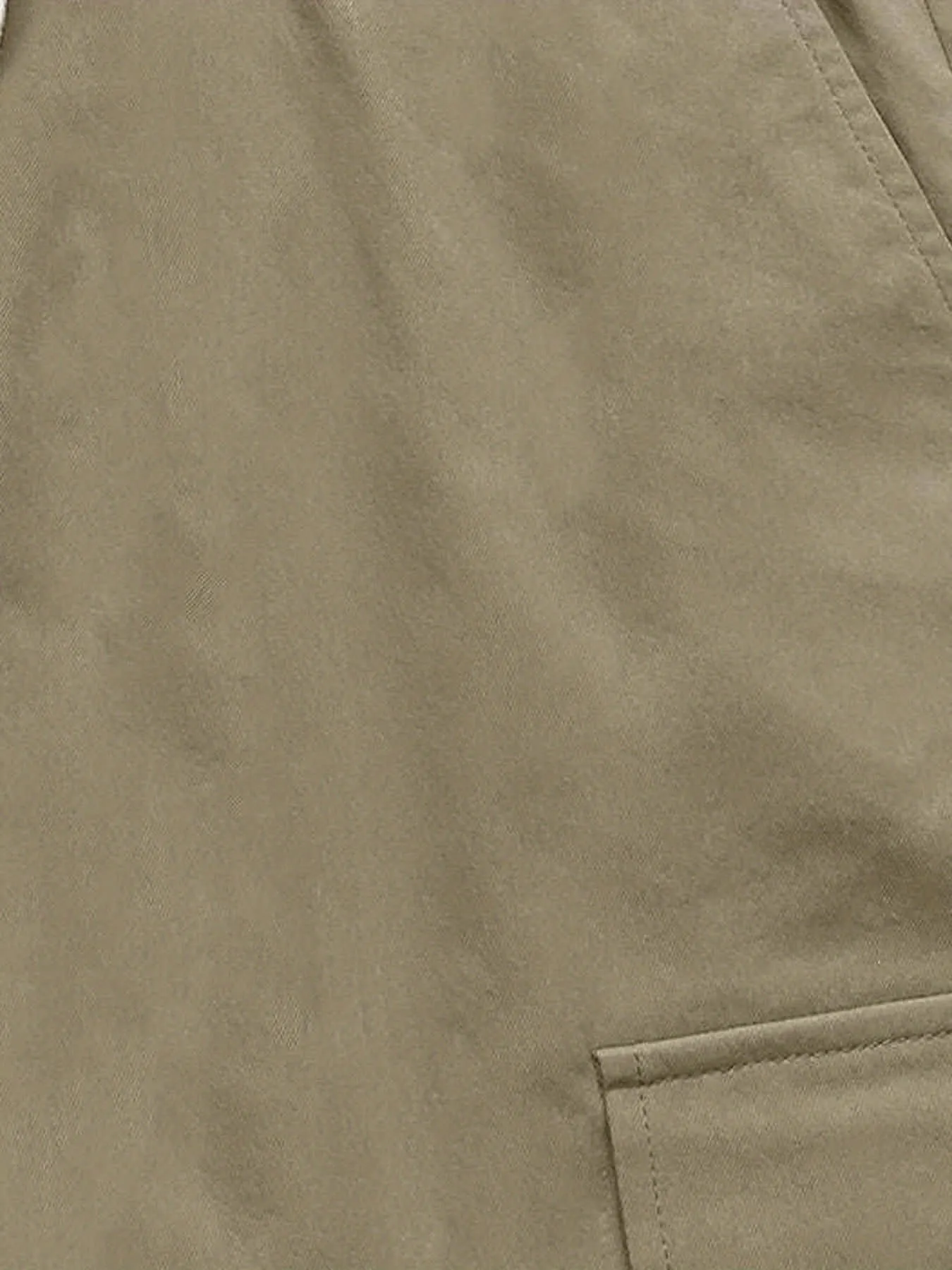 Men's Letter Graphic Drawstring Waist Cargo Pants With Flap Pockets