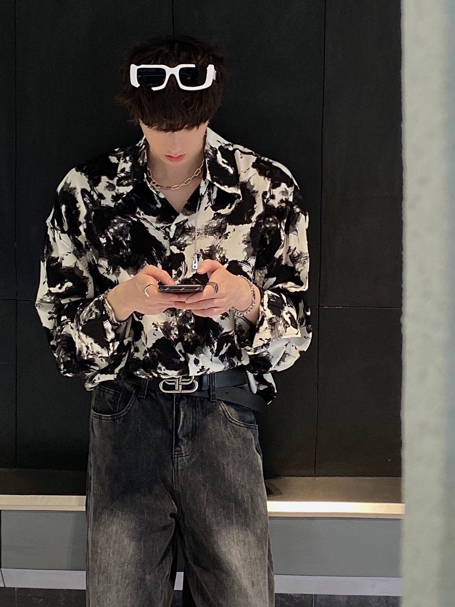 JM Ink Smudged Shirt Maxct