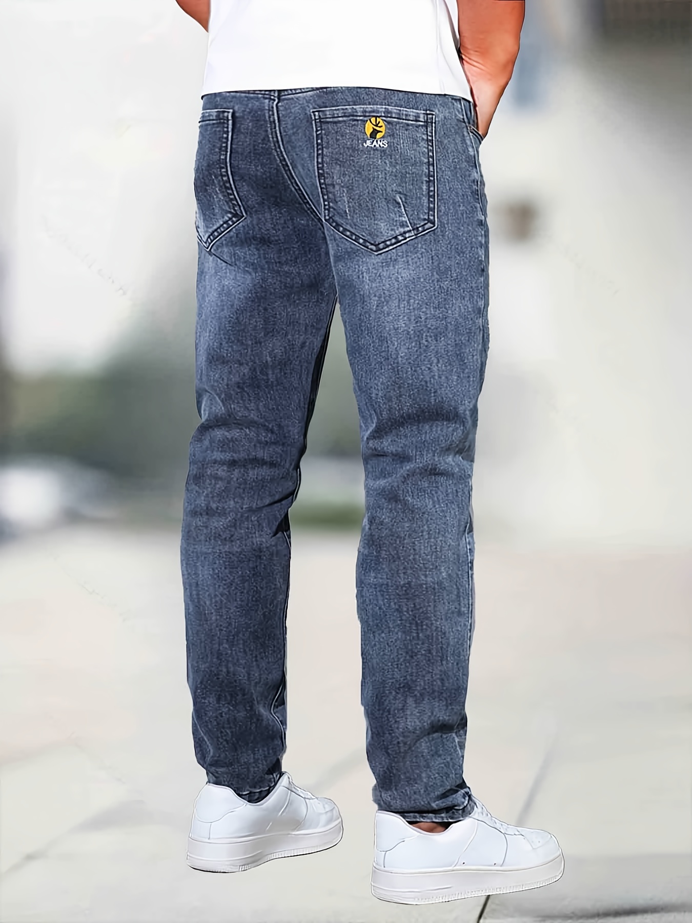 Men's Jeans Straight Regular Denim Jeans With Pockets, Men's Outfits