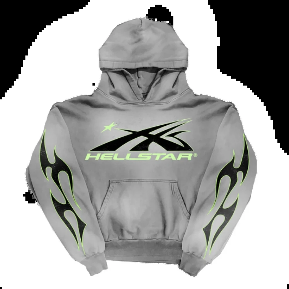 Y2k New Harajuku Hip-Hop Punk Letter Graphic Hooded Pullover Men Oversized Printed Sweatshirt Gothic top Street Wear Waichuan